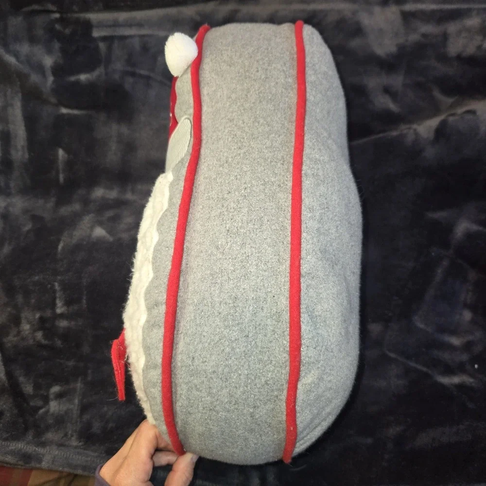 Fluffy Santa Christmas Countdown Decorative Pillow‎